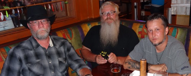 William Finck, Bruce Gorman and Louie Durrence in Jacksonville Florida, July 2012